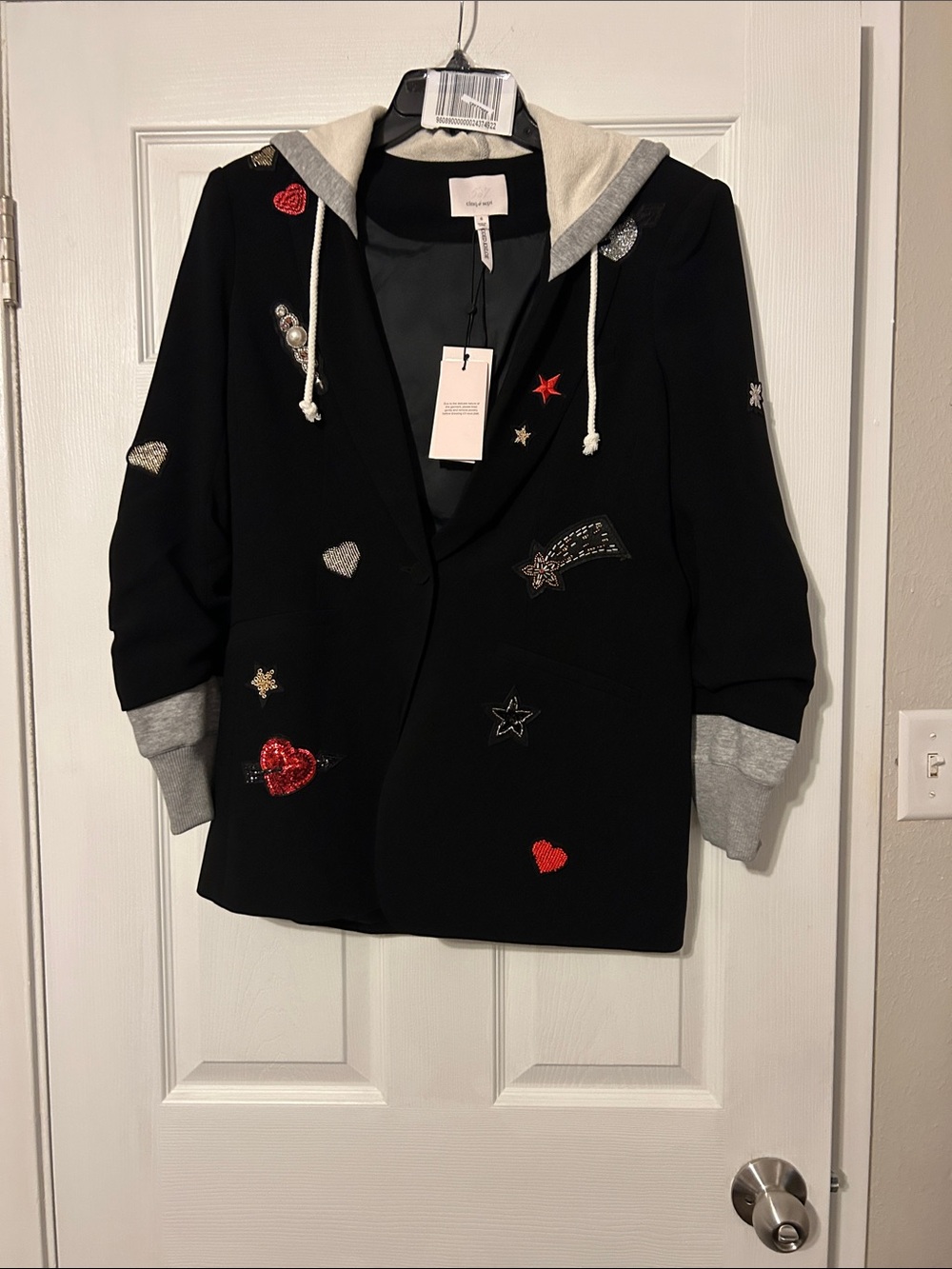 New cinq a sept hooded blazer
